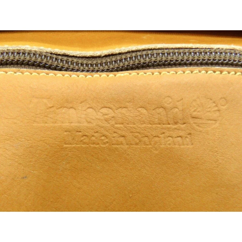 Vintage Timberland Canvas And Leather Duffle Bag